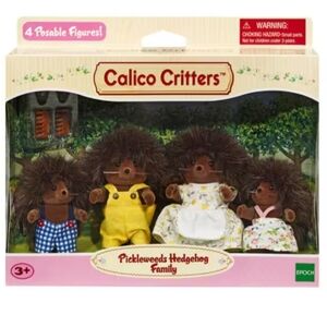Calico Critters Pickleweeds Hedgehog Family Set